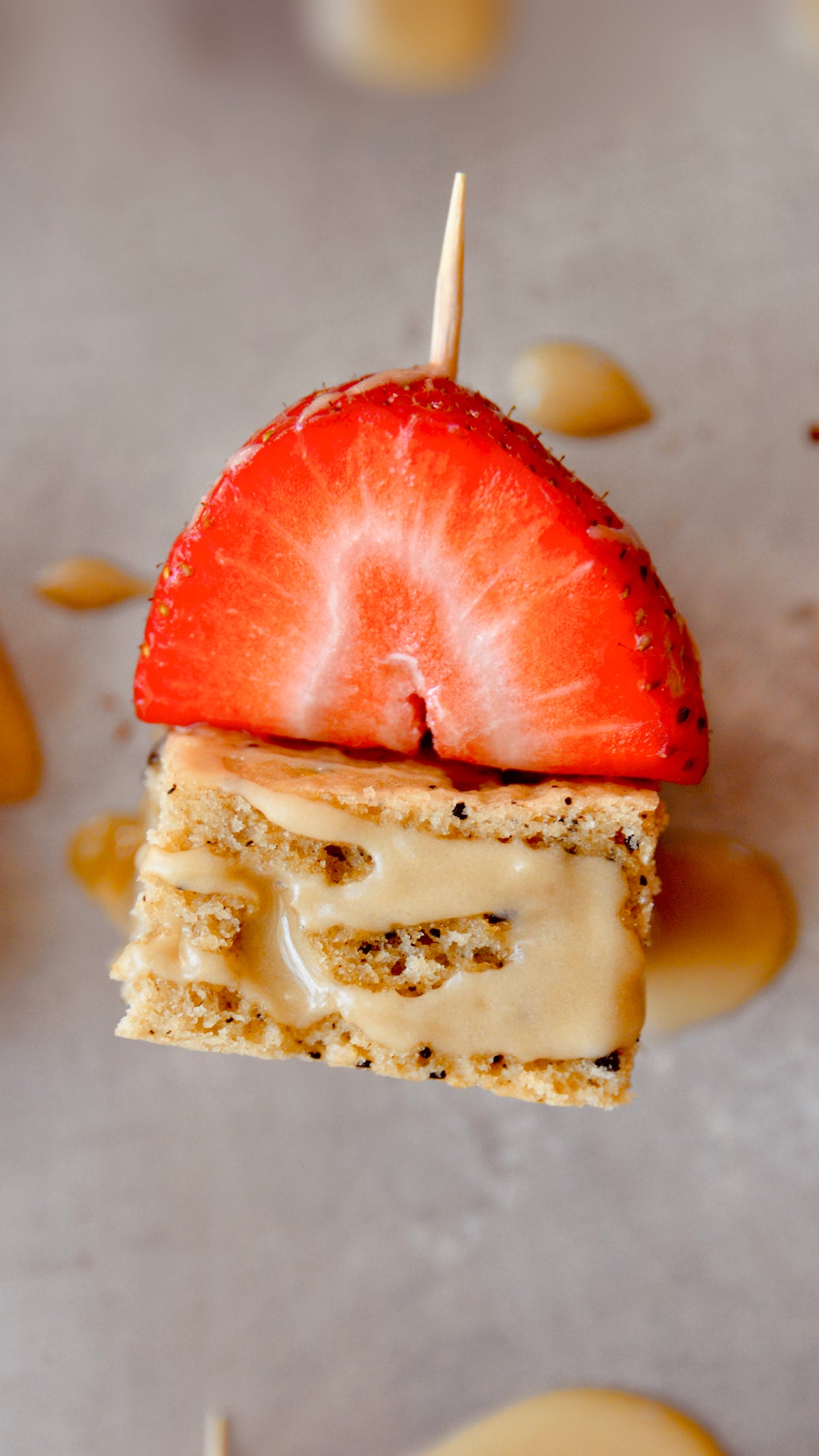 Coffee Strawberry Shortcake Bites