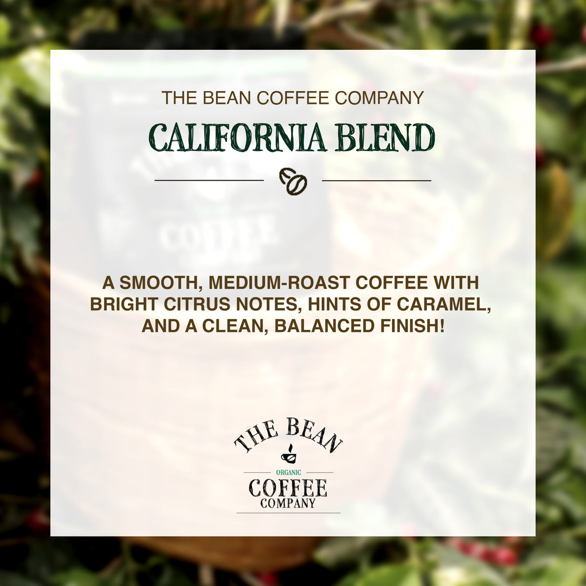 Organic California Blend Coffee