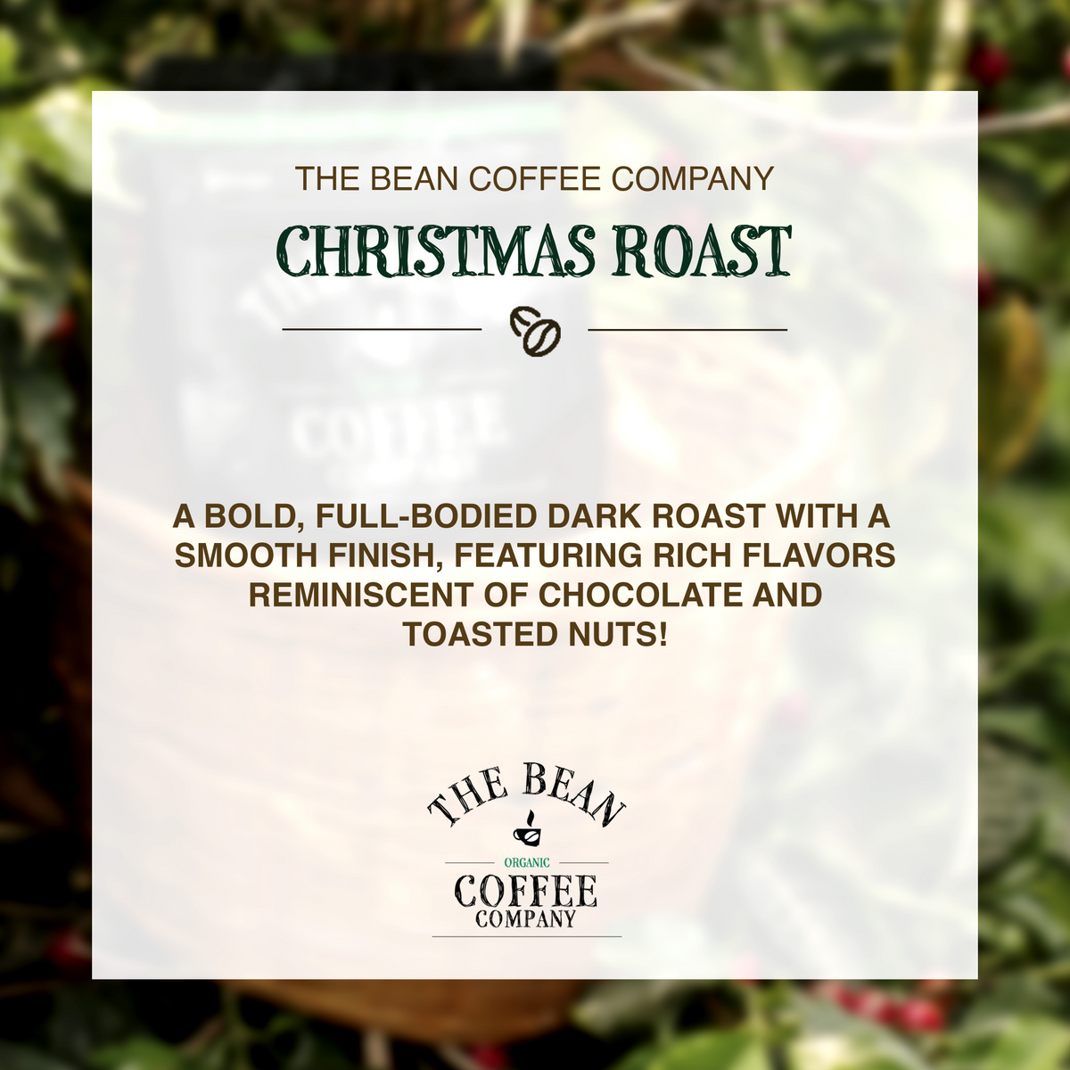Organic Christmas Roast Coffee