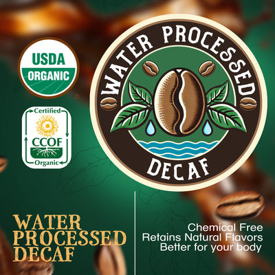 The Bean Organic Coffee Company Aloha Bean Hawaiian Hazelnut Coffee Organic Medium Roast Decaf Ground Smooth Flavor 16-Ounce Bag