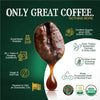 The Bean Organic Coffee Company Aloha Bean Hawaiian Hazelnut Coffee Organic Medium Roast Decaf Ground Smooth Flavor 16-Ounce Bag