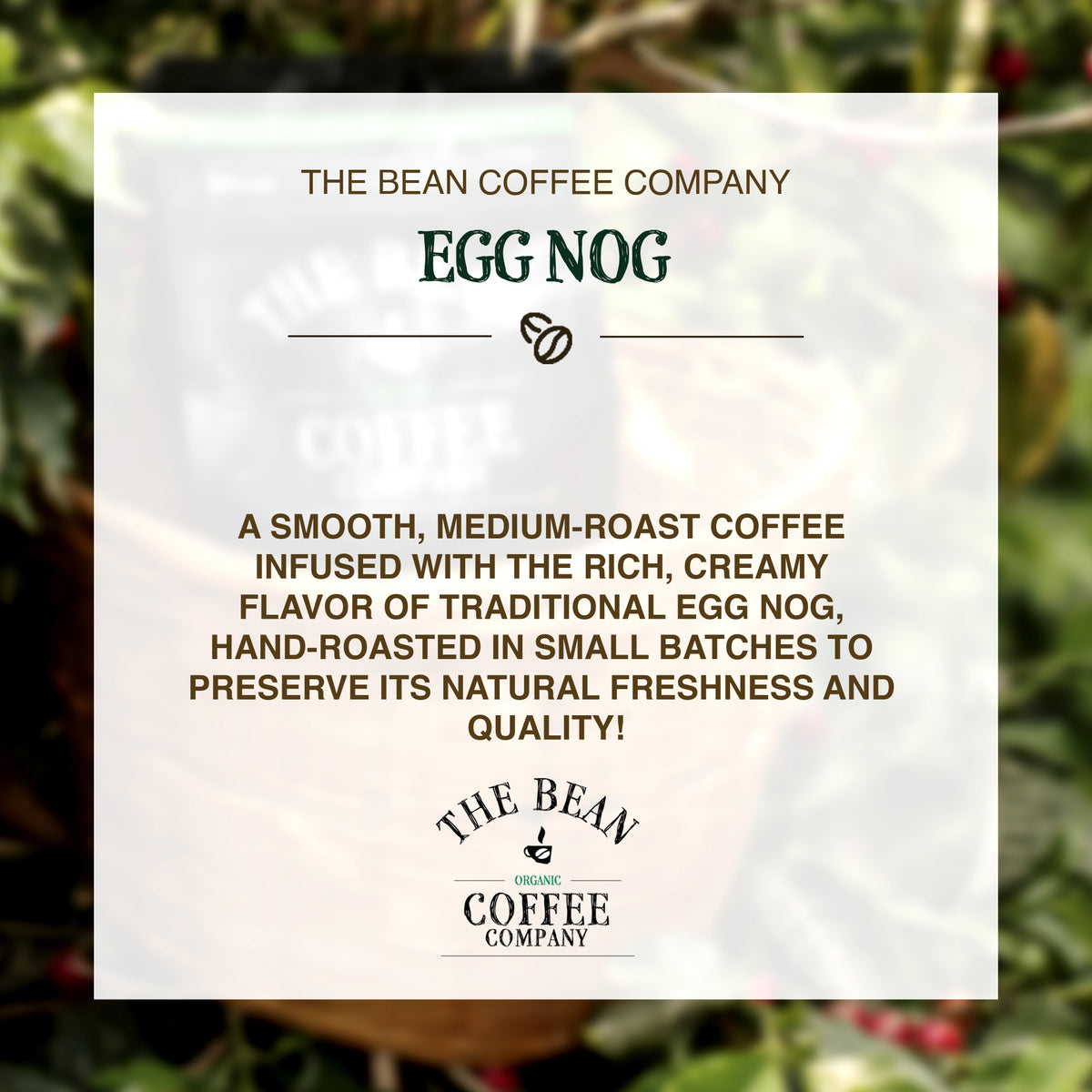 Organic Egg Nog Coffee
