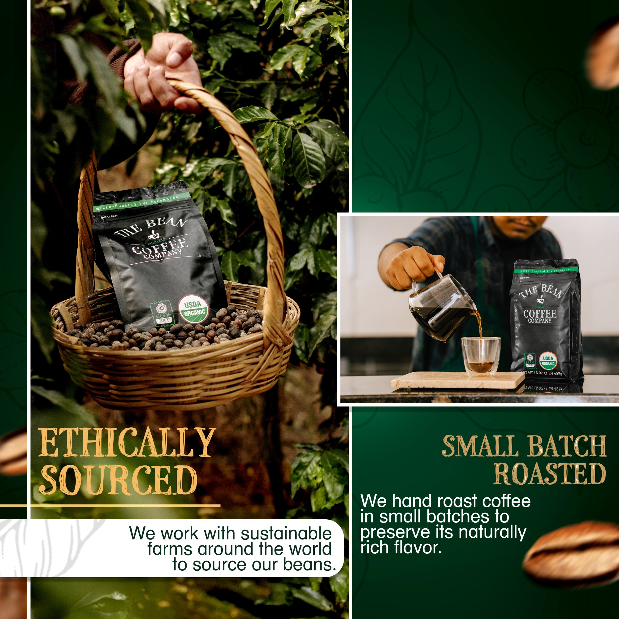 Organic Mocha Java Coffee - The Bean Coffee Company