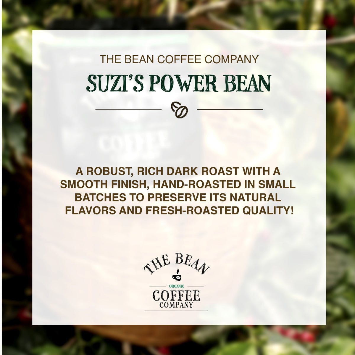 Organic Suzi's Power Bean Coffee