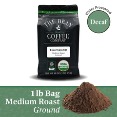 DECAF Organic Caramel Flavored Coffee
