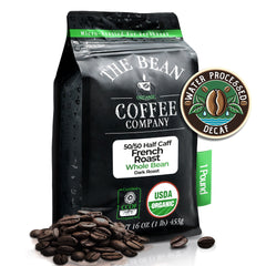 DECAF (Half Caff) Organic 50/50 French Roast