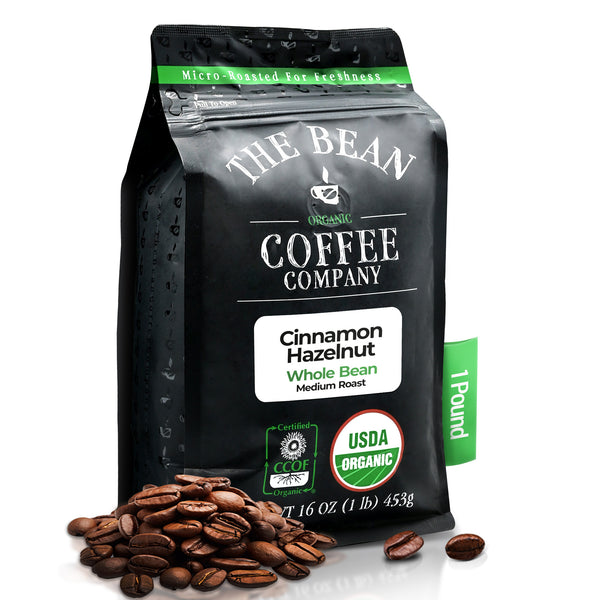 Organic Cinnamon Hazelnut Coffee | Flavored Medium Roast - The