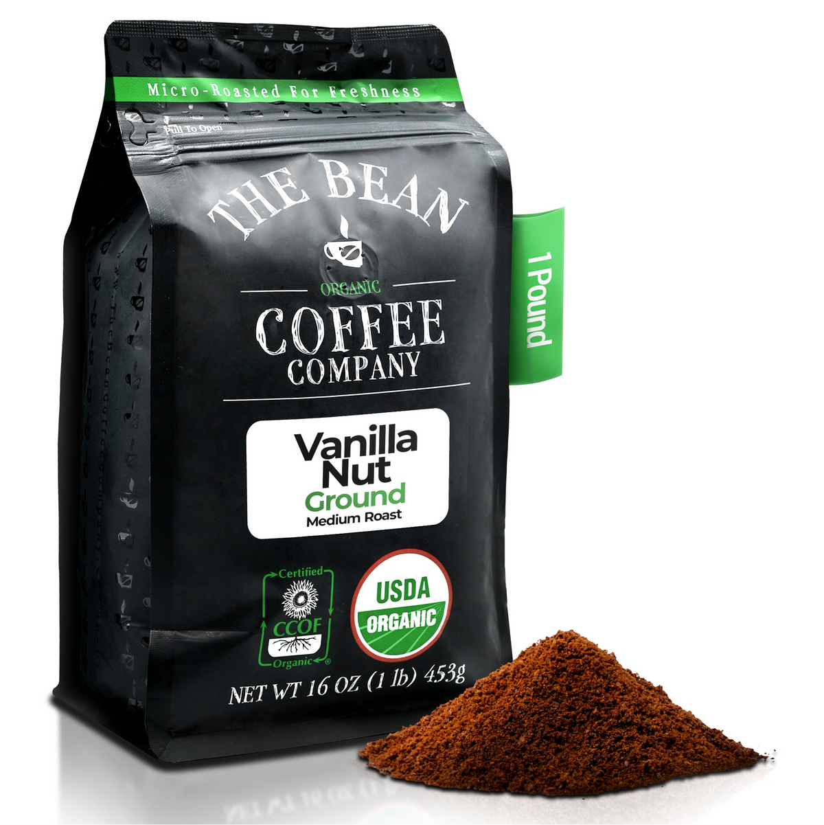 Organic Vanilla Nut, 1 lb ground bag
